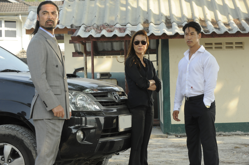 Here she is, selling these guys something they don’t even need (Cinemax)